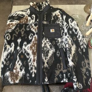 Carhartt WIP Prentis Liner Jacket 'Baru Jacquard/Black/Black'